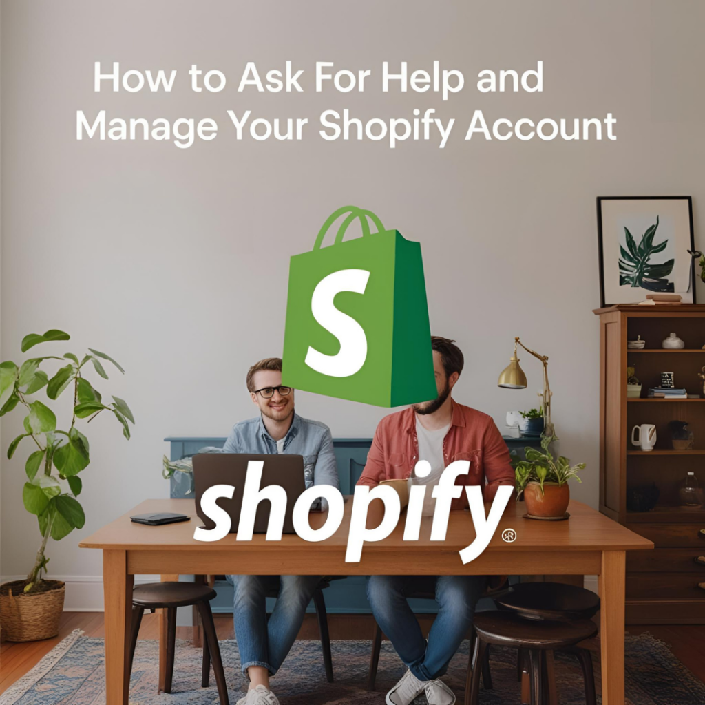 How to Ask for Help and Manage Your Shopify Account 