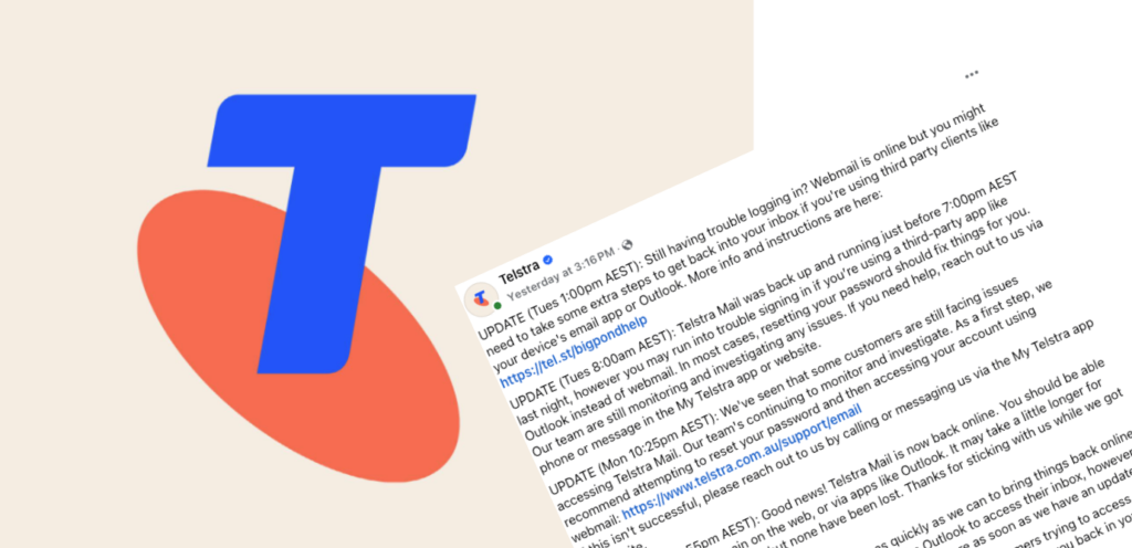 Tesltra Outage