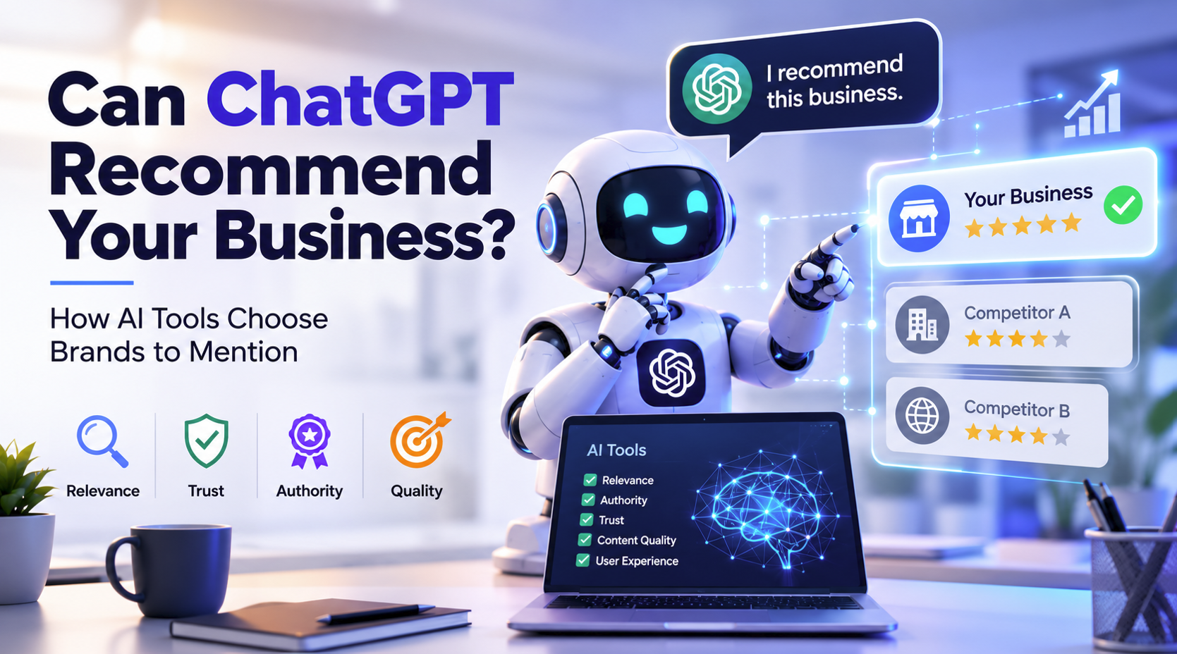 ChatGPT can recommend your business