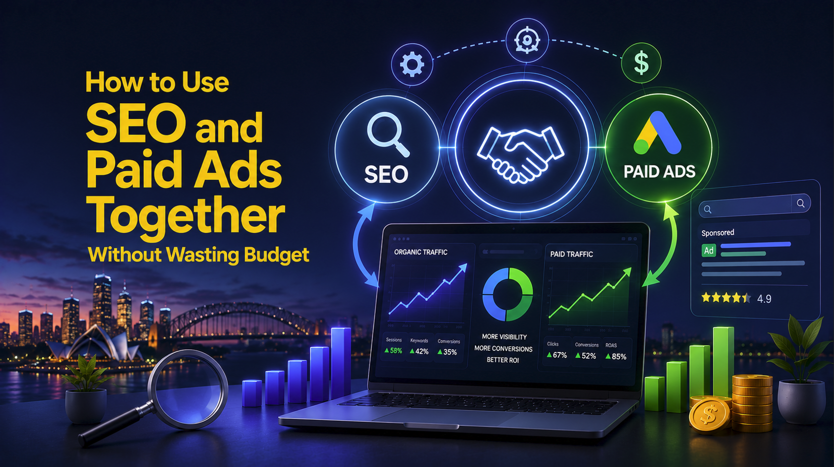 How to use SEO and Paid Ads together without wasting budget